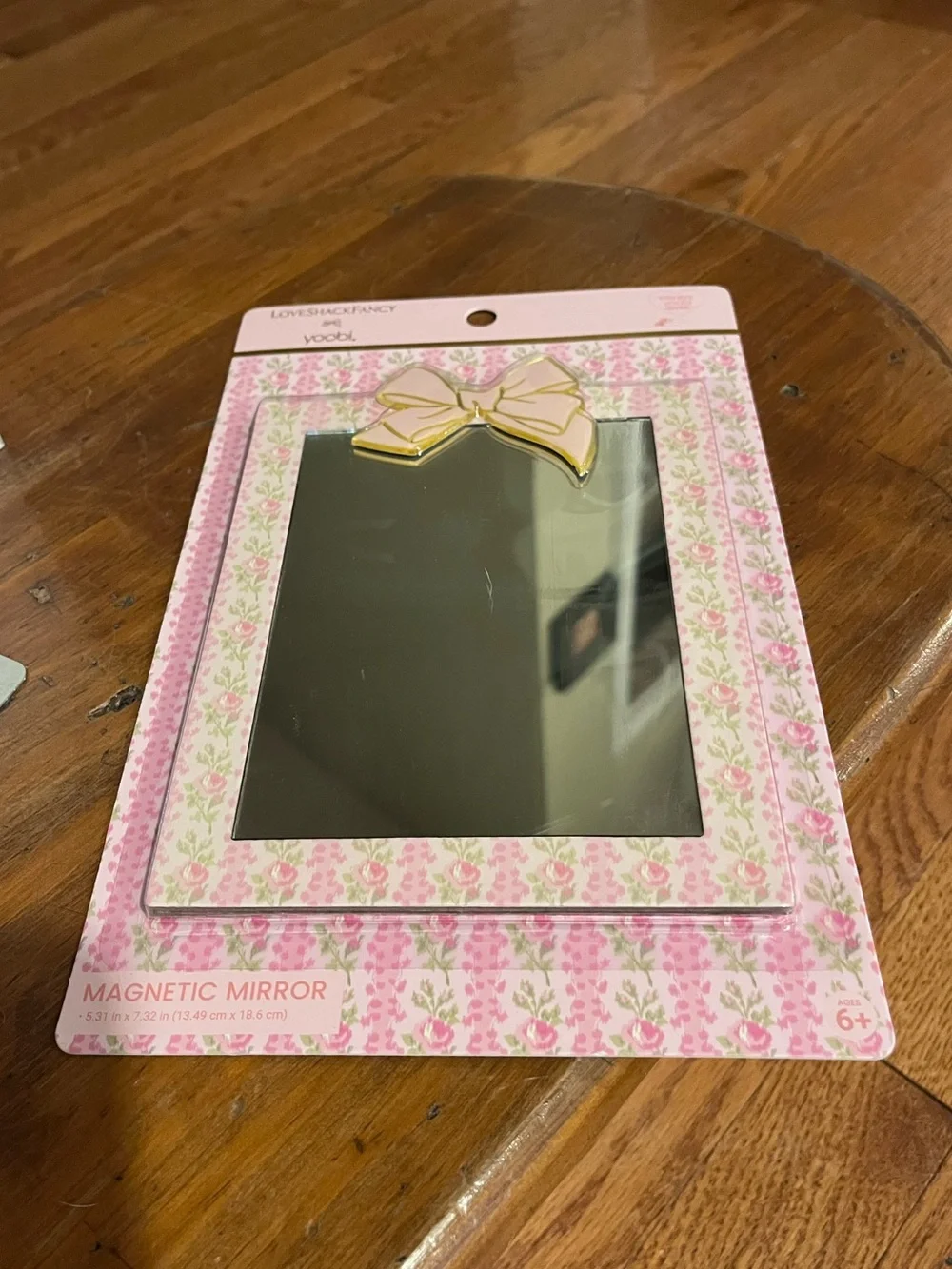 LoveShackFancy x Target Yoobi Blooming Heirloom Magnetic Mirror, NWT